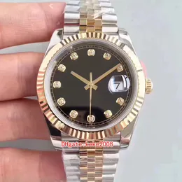 Zegarki biznesowe Mężczyzny zegarek EWF Waterproof 41mm 126333 126334 126301 Żółte złote stalowe diamentowe tarczy ETA.3255 MECHANICZNE AUTOMATIONA