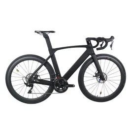 Aero Road Complete Bike TT-X34 22 speed Full hidden cable Disc With SHIMAN0 105-R7000 Groupset and Carbon wheelset