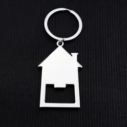 House Shaped Bottle Opener Keychain Personalized Wedding Gifts Souvenirs Birthday Christmas Gifts for Guests Wholesale FY5378 F0802