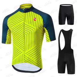 Sommer Herren Radsport Trikot Set schnell trockener Rennsport -Fahrradkleidung MTB Fahrrad Trikots Bike Uniform Ropa de Hombre 220601