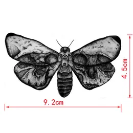 NXY Temporary Tattoo Moths Waterproof s Men Body Arm Sticker Sleeve Shoulder Harajuku Henna 0330