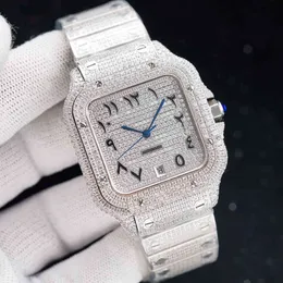 Diamond Mens Watch Automatic Mechanical Sapphire Watch 40mm Busins Wristwatch Stainls Steel Belt Montre De Luxe Giftsgax3 MechanicalNK5LCTED