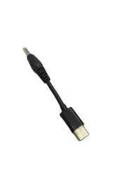 USB 3.1 Typ C auf DC 4.0 1,7 mm MM/MF Gerade/Winkel-Stromverlängerungskabel 20 cm Schwarz