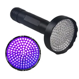Flashlights facklor till försäljning Super Bright UV Light 395nm 100LED 51LED 128 LED kraftfull 10W Ultraviolet Lantern för Pet Urine DetectFlashlight