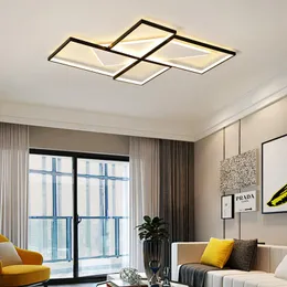 Deckenleuchten, moderne LED-Kronleuchter für Wohnzimmer, Schlafzimmer, Foyer, minimalistisches Rechteck, Heimdekoration, Beleuchtungskörper