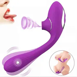 Brinquedos de brinquedos sexuais vibrador massager y massger nV engenharia G-spot g-spot Multi-frequ￪ncia Pulso de vibra￧￣o sucking Second Tide Massagem ￠ prova d'￡gua 90W0