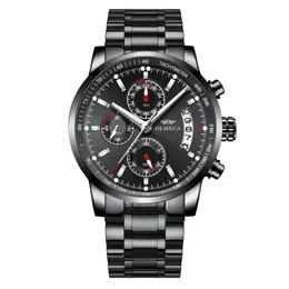 cwp Orologi da uomo Top Brand di lusso da uomo in pelle Impermeabile Sport Cronografo al quarzo Orologio da polso militare Orologio Relogio Masculino G3