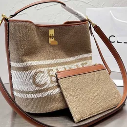 TRIOMPHE Designer-Tasche Celiey Designers 2023 neueste farblich passende Bucket Bag für Damen Modische vielseitige Triumphbogen-Wolle-Einzelschulter-Messenger-Handtasche