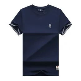 23SS Designer Męskie T-shirty Casual T Shirt Polos Summer Psycho Bunny Druku