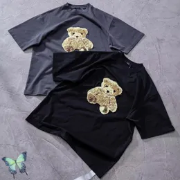 القمصان للرجال الصيف الأنيقة tird teddy الدب التطريز الرجال نساء كبير الجودة عالية الجودة t-shirtmen