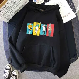 Japansk het anime hoodie jujutsu kaisen manga män kvinnor vinter varm tröja grafiska kläder unisex yuji itadori hoody y220713