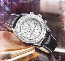 Top Brand Leather Belt Quartz Fashion Mens tempo relógios relógios de 41mm Data automática homens designer de vestido popular super crime nice watchwatch nobre e presentes elegantes