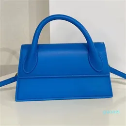 2022 сумки с сумками длинные женские кошелек дизайнер розовый коричневый лепет кожаная сумка Bambino Messenger
