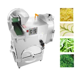 Attrezzature per la lavorazione degli alimenti Tagliatrice elettrica per verdure Taglierina Affettatrice Cavolo Peperoncino Porro Scalogno Sedano 1800W