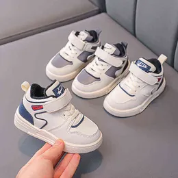 Children Shoes Warm Winter Autumn Kids Trainers High Top Sneakers Boys Tennis Sports Running Shoes Star Stripes Casual Shoes G220517