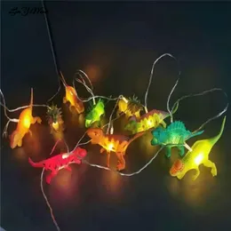 Strings Lamp String String Toy Dinosaur Cartoon Online Celebrity Lantern Holida de Natal LED de luz decorativa LED