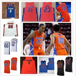 Jam 2022 Florida Gators costurou camisa de basquete 25 Chandler Parsons 23 Bradley Beal 50 Udonis Haslem 1 Tre Mann 11 Keyontae Johnson 12 Colin