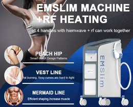 Hiemt Tech 4/5 Handle Emslim Neo Sculpting RF Body Shaping Weightloss Machine 12 Tesla Air Cooling Sculpt Building Muscle Stimulator