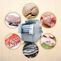 Commerical Frozen Chicken Cube Cutter Big Meat Dice Cutting Machine Meat Cube Dicer