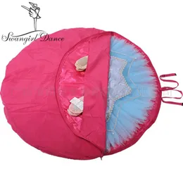 Stage Wear Rose Red Balett Tutu Bag Professionell Dans Mottagningspaket AS8630Stage