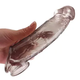 Brinquedos sexuais massager pênis massageador de brinquedo de brinquedo de cristal de silicone alongamento de lobo de dente masculino de utensílios adultos produtos de diversão bkny