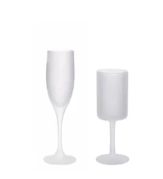 6oz 9oz Sublimation Red Wine Glass Goblet Frosted Glasses Wine Beer Cup Champagne Flutes Tumbler