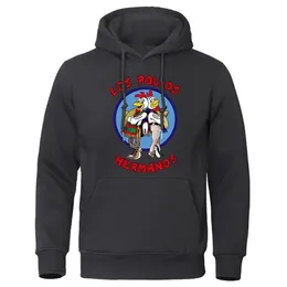 Hoodies للرجال الخريف رسالة الشتاء طباعة Los Pollos Hermanos ذكور بلوزات الدجاج الأخوة pullovers قمم عالية الجودة 220813