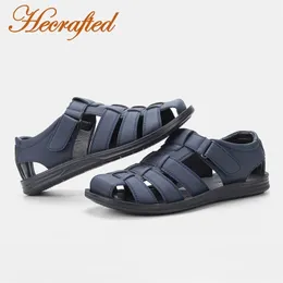 Männer Sommer Ankunft Premium Leder Leichte Atmungsaktive Bequeme Strand Sandalen 220701