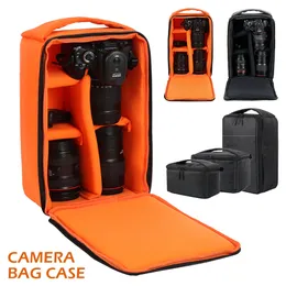 Akcesoria torby z kamerą torba lustrzanowa z dzielnikami wielofunkcyjna wodoodporna wideo na zewnątrz cyfrowe przenoszenie skrzynki dla Nikon Canon 230206