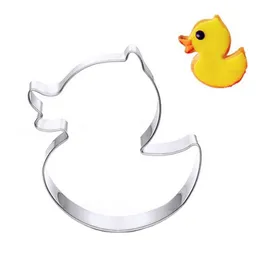 Baking Moulds 1pc Duck Shape Cookie Cutter Stainless Steel DIY Biscuit Mold Cake Decorating ToolsBaking