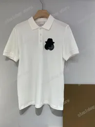 22SS Mężczyźni Kobiety Projektantów T Shirt Polo Zwierząt Drukuj Z Krótkim Rękawem Człowiek Crew Neck Paryż Streetwear White Black XinxinBuy S-XL