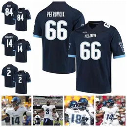 Villanova Wildcats College Football Jerseys Changa Hodge Jersey Justin Covington Qadir Ismail Jalen Jackson Jarrett McClenton Custom Stitche