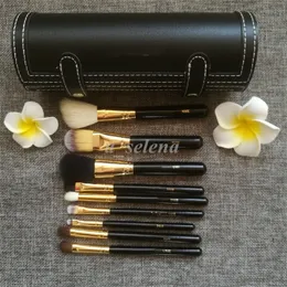 9-teiliges Make-up-Pinsel-Set mit Getränkehalter, professionelle Mape Up-Kosmetikpinsel