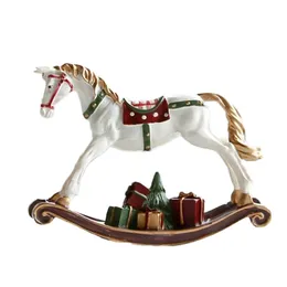 1PCS Ornament Kreatywne zabawne piękne hobbyhorse rzemieślnicze figurki hobbyhorse miniatury do domu w sklepie domowym dekoracja pokoju t200331