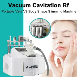 5 I 1 Vakuumrulle RF Slimming Annan skönhetsutrustning Vela Body Contouring Radio Frequency Slim Treatment Face Lift Fat Burning Massage Therapy Machine till försäljning