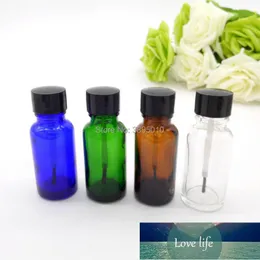 5 ml, 10 ml, 15 ml, klare/bernsteinfarbene/grüne/blaue leere Nagellackflasche, Glasflasche mit Pinselverschluss