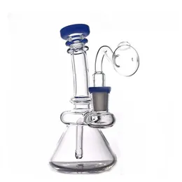 Met Groot Formaat Glazen Oliebrander Pijp Dab Rig Kleurrijke Dikke Glazen Beker Waterpijpen Waterpijpen Inline Perc Waterleidingen 14mm Joint