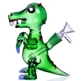 narghilè Bong in vetro unico a forma di dinosauro