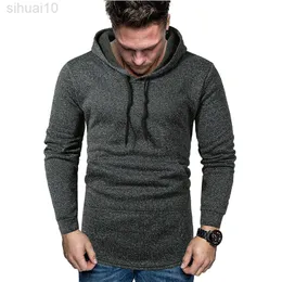 Mannen Merk Nieuwe Mode Persoonlijkheid Business Creativiteit Pure Kleur Hoodie Morning Run Mens Hoodies Hip Hop Mannen Hoodies Hip Hop L220730