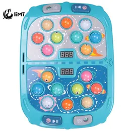 Game Mini Electronic Arcade Games Other Toys Whack a Mole Light-Up Musical Interactive Pounding Toy Add Fight PK Mode Toy Gifts