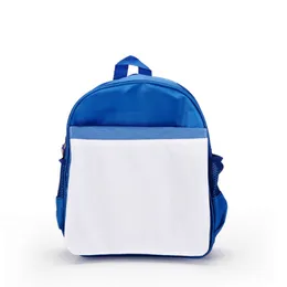 sublimazione fai da te in bianco bambini zainetto materiale scolastico borsa per libri asilo stampa a trasferimento caldo veloce
