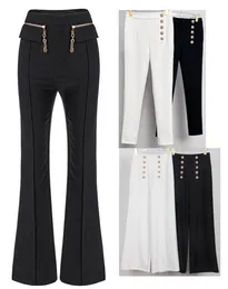 Kobiety damskie dżinsowe dżinsy luźne z guzikami i kieszonkowymi luksusowymi projektantami krótkie spodnie moda High Street Summer Ubrania-3