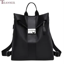 Transer Women Backpack PU Vintage in pelle zaino in pelle 2019 borse per studenti coreane di moda per adolescenti ragazze casual backbag #222l