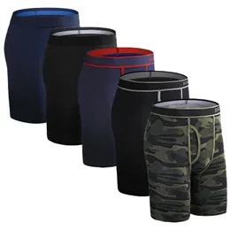 5 sztuk Zestaw Bokser Mężczyzn Męskie Męskie Bawełniane Męskie Majtki Bielizna Mężczyzna Boxershorts Homme Wysokiej Jakości Zaciemnione Szorty Calson 220423