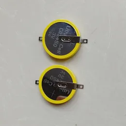 Tabs Cr2450 Button Cell Akumulatoryjne z pinami 3V Baterie litowe do PCB