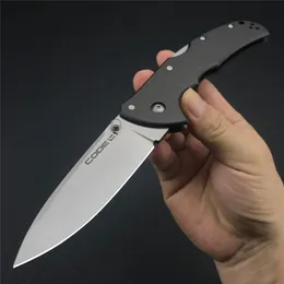 2022 New Cold Steel Code 4 Knife Mark S35VN Blade Alça de Alumínio Outdoor Tactical Camp Hunt Survival Pocket Kitchen Knives Folding EDC Tool 26S 26SXP