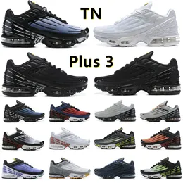 Tn Plus 3 Mens Running Shoes Sneaker Triple White Black Iridescent Topography Aqua Volt Crimson Obsidian Neon Topography Nebula men women trainers Sports Sneakers