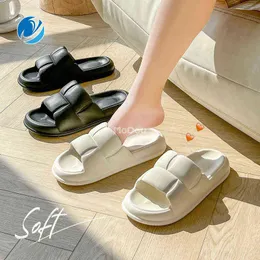 Slippers Mo Dou Zapatillas Suaves Para Mujer y Hombre Zapatos Antideslizantes De Suela Gruesa Para El Bao y El Hogar De Color Slido Conciso 220428