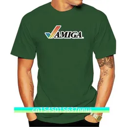 Commodore amiga tshirt tee tick retro dator 80s 90 -tals dator nörd retro t shirt män unisex mode tshir 220702