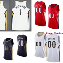 Maglie da basket personalizzate autentiche cucite versione giocatore 17 JonasValanciunas 4 DevonteGraham 13 KiraLewis 25 TreyMurphy 32 E.J.Liddell 9 WillyHernangomez